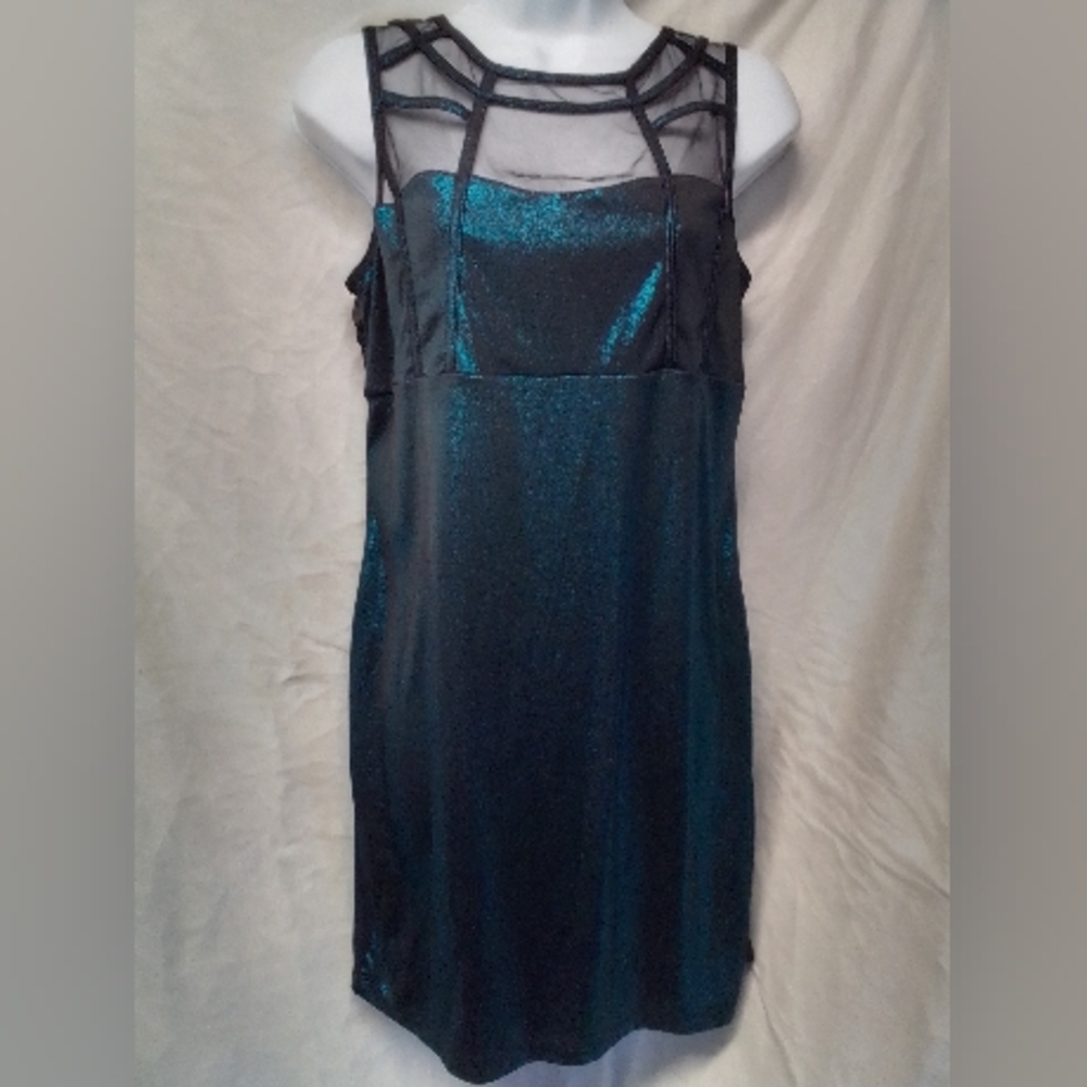 Ruby Rox Blue Slip Mini Dress Spaghetti Strap Cocktail